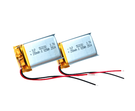 Factory Wholesale 502030 250mAh 3.7V Li-Po Battery for Beauty Tools, Bluetooth Headsets, Toys, Digital Scales & Locators