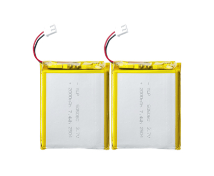 Fully Certified 505060 2000mAh 3.7V Rechargeable Li-Po Battery
